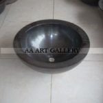 wastafel hitam